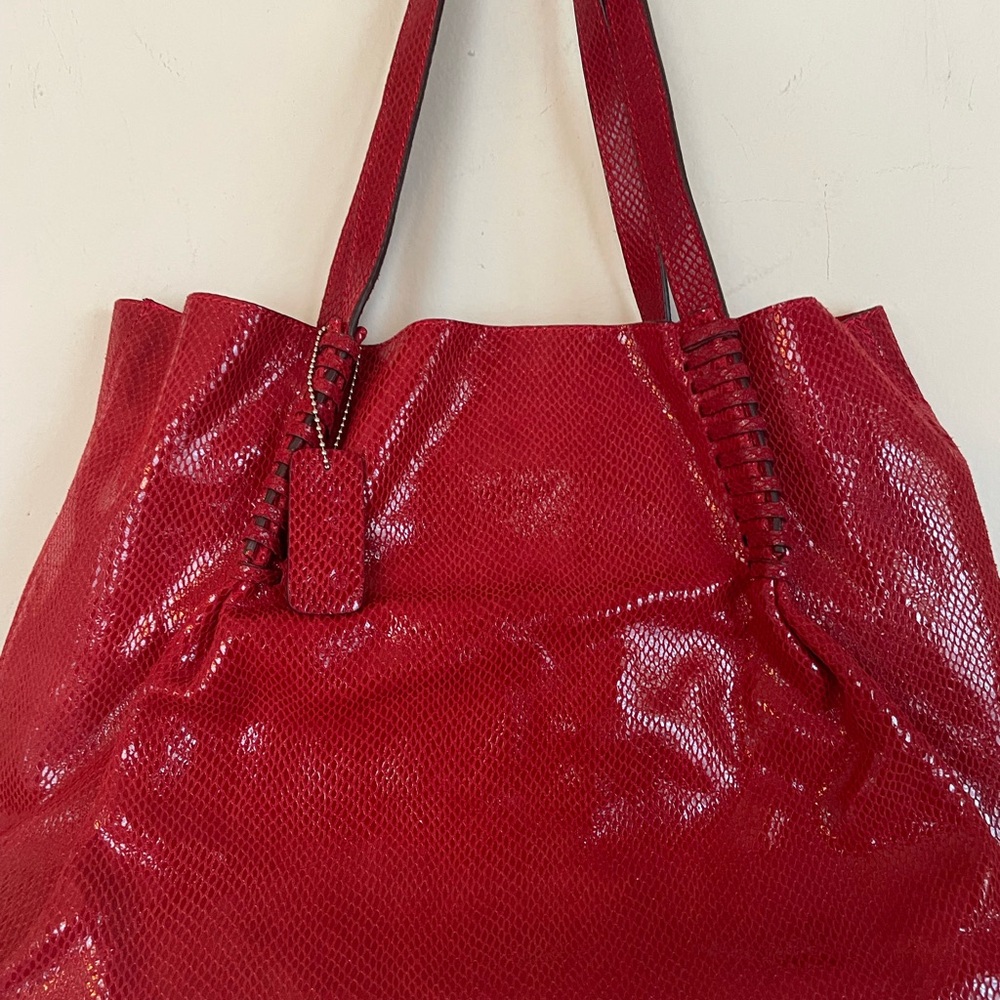 Buco red tote bag